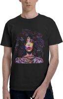 ydound Erykah Badu T-Shirts Mens Summer Round Neck Cool Short Sleeve Logo Graphic Tees