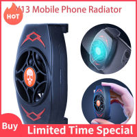 Universal X13 Mobile Phone Game Cooler System Mute Strong Wind Cooling Fan Gamepad Holder Stand Radiator Auxiliary Chicken-eating