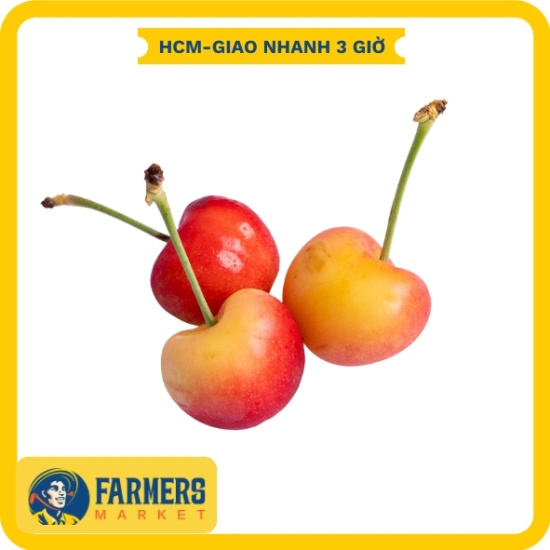 Cherry vàng mỹ size 9 250g - mọng nước, trái chín đậm vị - ảnh sản phẩm 1