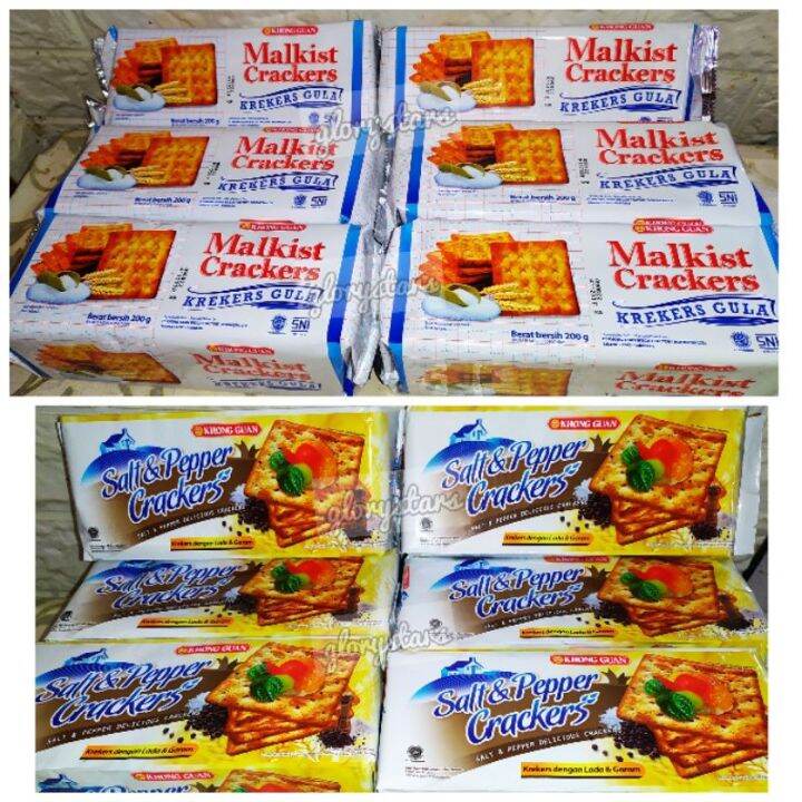 KHONG GUAN MALKIST CRACKERS ALL VARIANT 200gr | Lazada Indonesia