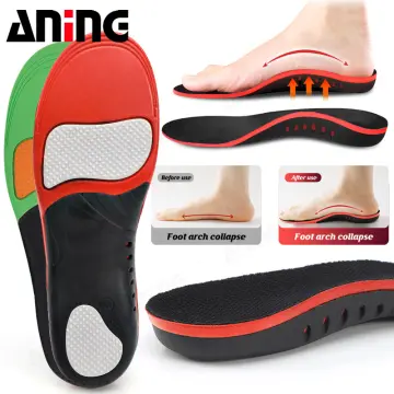 Best EVA Orthopedic Shoes Sole Insoles For feet Arch Foot Pad X/O Type Leg  Correction Flat Foot Arch Support Sports Shoes Insert