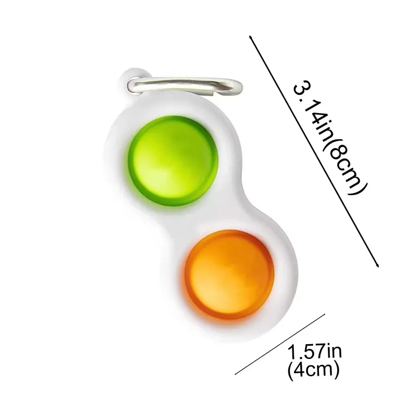 CarlCard Simple Dimple Fidget Toy, 7 PCS Simple Vietnam