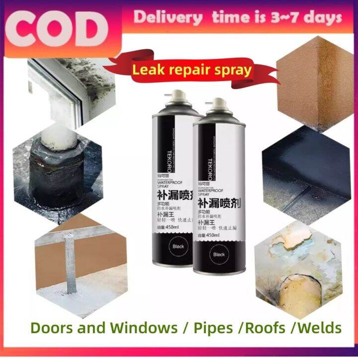 Leak Seal Repair Waterproof Spray Stop Sealant Gutter Roof 750ML Self