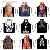 ♞ New 26 Types Muscle Man Kitchen Apron Sexy Woman Funny Apron Printed Bibs Baking Party Cleaning Cute Aprons For WomenCS269