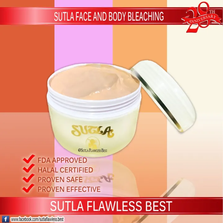 2pcs 100g Sutla Face and Body Bleaching Cream Lazada PH