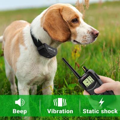 Petrainer 900B-3 Waterproof and rechargeable 1000m remote dog training collar shock for 3 dogs Newest design For 3 dogs