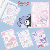 ♙ A5 Sanrio Kuromi Notebook Melody Cartoon Diary Weekly Planner Horizontal Line Notebooks Student Cute Stationery Office Supplies