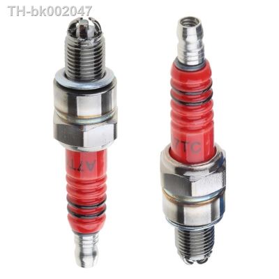 ♧ High Performance Racing 3 Electrode Spark Plug for 90cc 110cc 125cc 50cc 70cc Honda-CRF50 DAX ATV NGK C7HSA