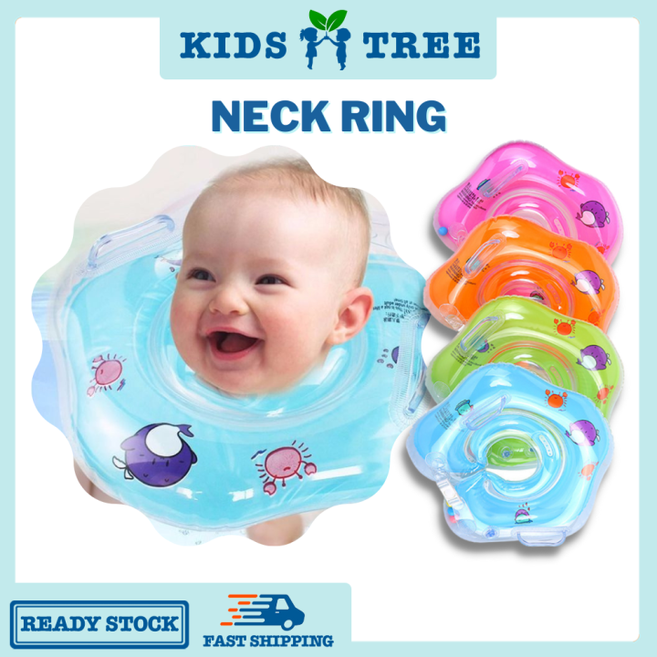 Baby Inflatable Swimming Neck Ring Neck Float Infant Swimming