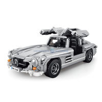 300SL Gullwing Coupé คลาสสิกย้อนยุค1:12ยานพาหนะ MOC 10002รถรุ่นอิฐชุดสร้างสรรค์คอลเลกชันอาคารบล็อกของเล่นสำหรับ Gift.2023