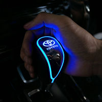 สำหรับ Toyota เปิดใช้งานระบบสัมผัส Multi-สีเกียร์ Shift Knob ไฟ LED โลโก้รถเกียร์หัวเกียร์