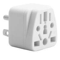 US Travel Plug Adapter EU/UK/AU/In/CN/JP/Asia/Italy/Brazil to USA (Type B), 3 Prong USA Plug, Charger Converter