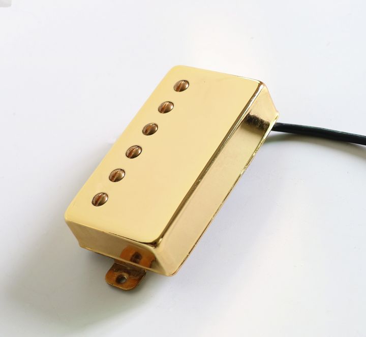 รถปิคอัพฝาครอบทองเหลืองปิ๊กอัพกีตาร์กีต้าร์-lp-humbucker-รถปิคอัพกีตาร์ไฟฟ้ากีตาร์