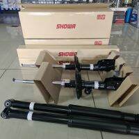 โช๊คคู่หน้า+หลัง สำหรับรถ Honda City ปี09-13 ยี่ห้อ SHOWA รหัส QH171-105-00-TH , QH171-106-00-TH ,QH172-003-00TH, (ราคารวมทั้งคันรถ)