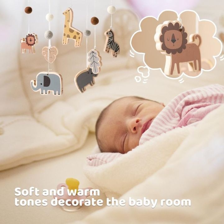 ไม้เตียงเด็ก-bell-การ์ตูนสัตว์จี้แขวนของเล่น-0-12-เดือน-crib-mobile-bed-bell-ไม้ของเล่นผู้ถือวงเล็บของขวัญเด็ก