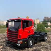 ชุด Truk Scania อัลลอยด์1:43สูงจำลองรถบรรทุก Renault สะสมรถโลหะผสม Gratis Ongkir แบบจำลอง