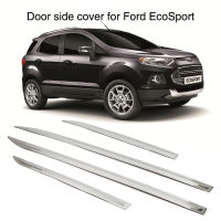 ภายนอกรถประตูแถบด้านข้างสำหรับ Ford EcoSport 2013 2014 2015 2016 สแตนเลสสตีล Trim 4 ชิ้น