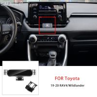 ที่จับโทรศัพท์มือถือรถปรับแรงโน้มถ่วงสำหรับโตโยต้า RAV4 XA50 2019 2020 2021ที่ตั้งระบายอากาศอุปกรณ์ฐานยึดอุปกรณ์นำทางจีพีเอส