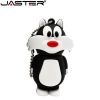 Cartoon Cat USB 2.0 Flash Drive 4GB 8GB 16GB 32GB 64GB 128GB Creativity Pen Drives Student Gifts Memory Stick 100 Real Capacity