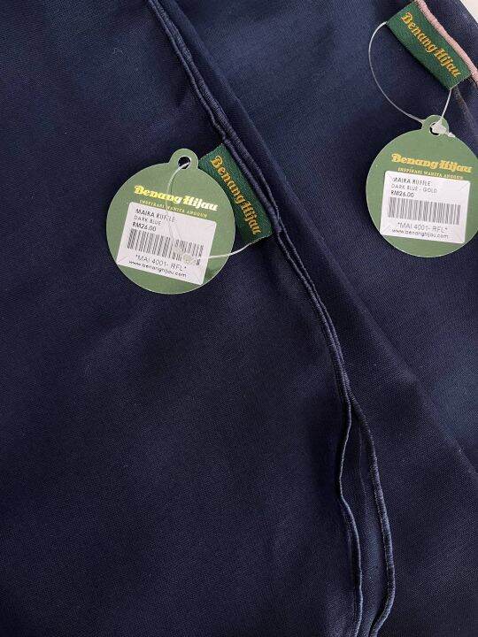 benang hijau instant shawl