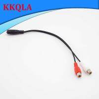 QKKQLA Universal 3.5Mm Stereo Audio Female Connector Jack To 2 Rca Female Socket To Headphone 3.5 Y Adapter Cable