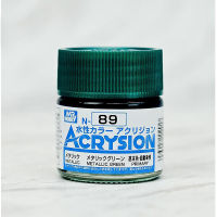 Mr.Hobby Mr.Acrysion Color N-89 METALLIC GREEN 4973028112917