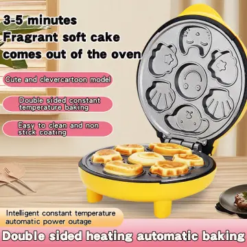 Small Home Breakfast Machine Electric Pancake Pan Mini Waffle Maker  Sandwich Egg Cake Maker