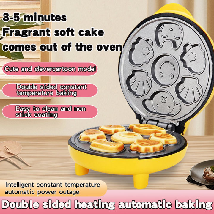 Automatic Egg Waffle Cake Maker Household Waffle Machine Double