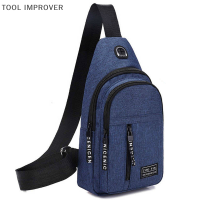 TOOL IMPROVER กระเป๋าสะพายไหล่สำหรับผู้ชาย, กระเป๋าคาดอกอเนกประสงค์กระเป๋าเดินทางแบบสลิง