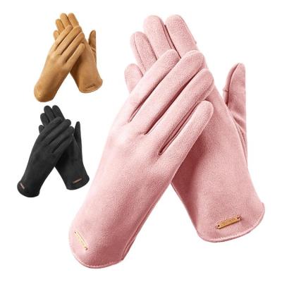 Gloves Winter Cycling Gloves Stylish Touch Screen Gloves for Cold Weather Hiking Cycling Texting Working Driving Running efficiently