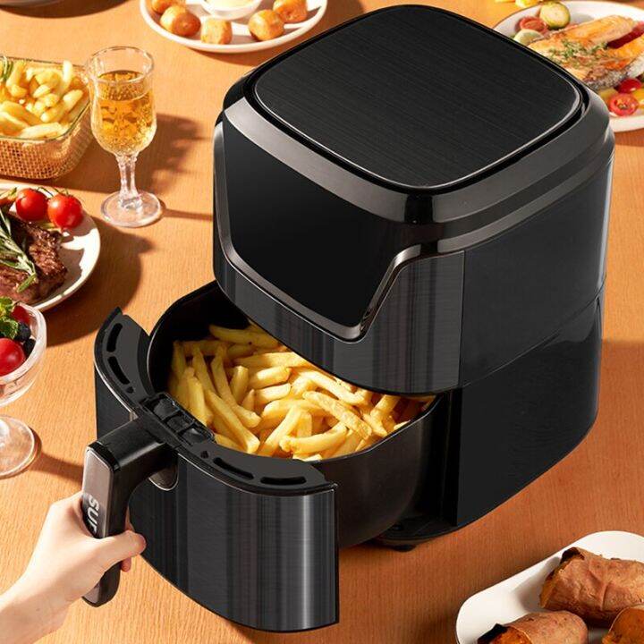 supor-steam-air-fryer-4-5l-multi-functional-intelligent-temperature-control-lcd-touch-screen-oil-free-air-fryer-electric-fryer