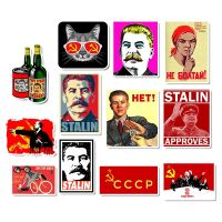 ?พร้อมส่ง?Sticker Russia Stalin CHINA CCCP รัสเซีย สตาลิน จีน สหภาพโซเวียต สติกเกอร์กันน้ำรูปแบบที่แตกต่างกัน 50 ชิ้น