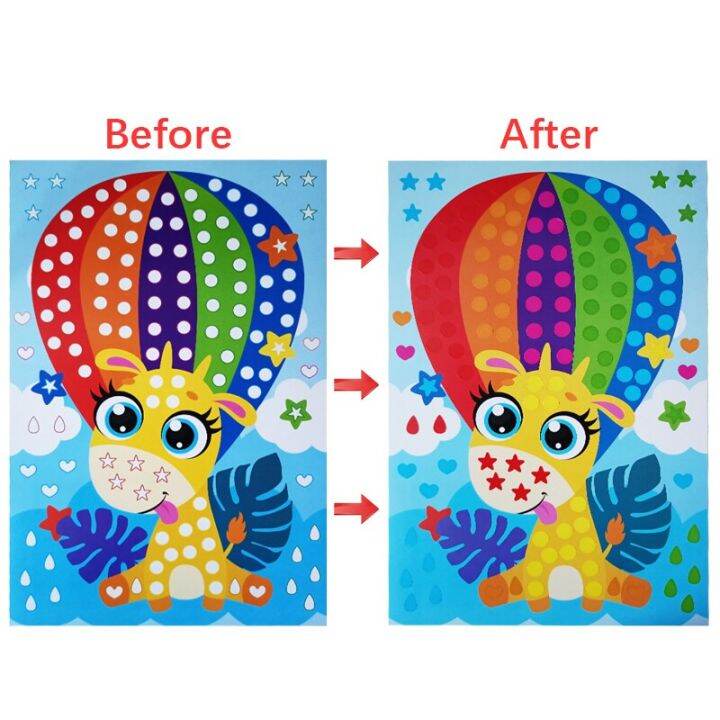 diy-colorful-dot-mosaic-puzzle-stickers-cartoon-animal-primary-learning-creative-educational-toys-for-children-kids-games-gift