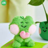 Line Friends Lenini กระเป๋าตุ๊กตาผ้ากำมะหยี่แนวผจญภัยสุดน่ารักมีจี้รูปรถอะนิเมะพวงกุญแจการ์ตูนหีบของตกแต่งขนาดเล็กของขวัญน่ารักสำหรับเด็กผู้หญิง