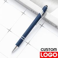 20pcs Pen Metal Ballpoint Pen Spray Plastic Touch Screen Pen For Vip