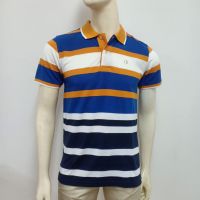 Alain Delon Polo เสื้อโปโล ลายทางผู้ชาย มี 2 สี  (SPK015-0)