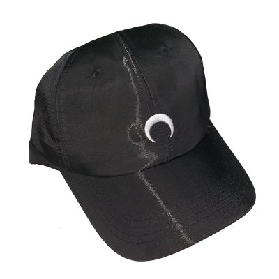 [SR-STUDIO] หมวกเบสบอล สะท้อนแสง ลายโลโก้ Marine SERRE Moon สีดํา x1