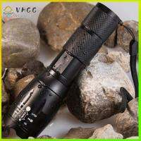 VHGG Outdoor Hiking Practical Flashlight Zoomable Waterproof Torch 500 Lumen LED