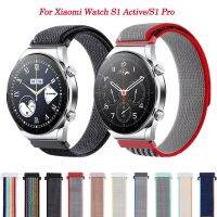 lumude 22/20mm Nylon Strap For Xiaomi Watch S1 Pro Global Version Band Bracelet MiWatch S1 Active Color 2 / MiBro Color-Lite Smartwatch