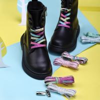 【CW】 Child No tie Shoe laces kids Magnetic Elastic Laces Without ties Flat Shoelaces for Sneakers Quick Rubber lace Shoestrings