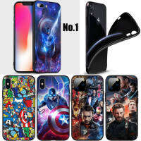 SFG68 Marvel Captain America อ่อนนุ่ม High Quality ซิลิโคน TPU Phone เคสโทรศัพท์ ปก หรับ iPhone 7 8 11 12 13 14 Pro XS Max SE X XR Plus SE