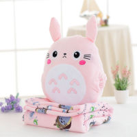 2021Japan Dragon Cat Plush Pillow Soft Flannel blanket Stuffed hand Warmer Anime Toy for children Bed Cushion for Girlfriend