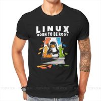 Linux Operating System Tux Penguin Man TShirt Window Crash Root Illustration Fashion T Shirt Graphic Sweatshirts New Trend XS-4XL-5XL-6XL