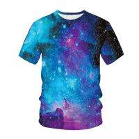 Galaxy T-shirt Space 3d Print Mens Fashion เสื้อยืดขนาดใหญ่พิเศษ Hip Hop เสื้อยืดผู้ชายเสื้อผ้าผู้หญิงจักรวาล