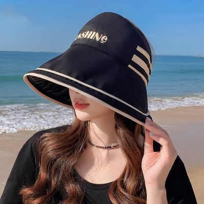 【CC】 Fashion Hat Outdoor UV Protection Beach Sunhat for Large Brim Cap