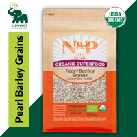 Organic Pearl Barley Grains N&amp;P เมล็ดลูกเดือย ออร์แกนิค  1000g 300g