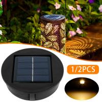 【Ready Stock】1/2Pcs Solar Lights Replacement Top LED Solar Panel Lantern Lid Lights Lantern Light Replacement Outdoor Solar Light Replacement Parts So