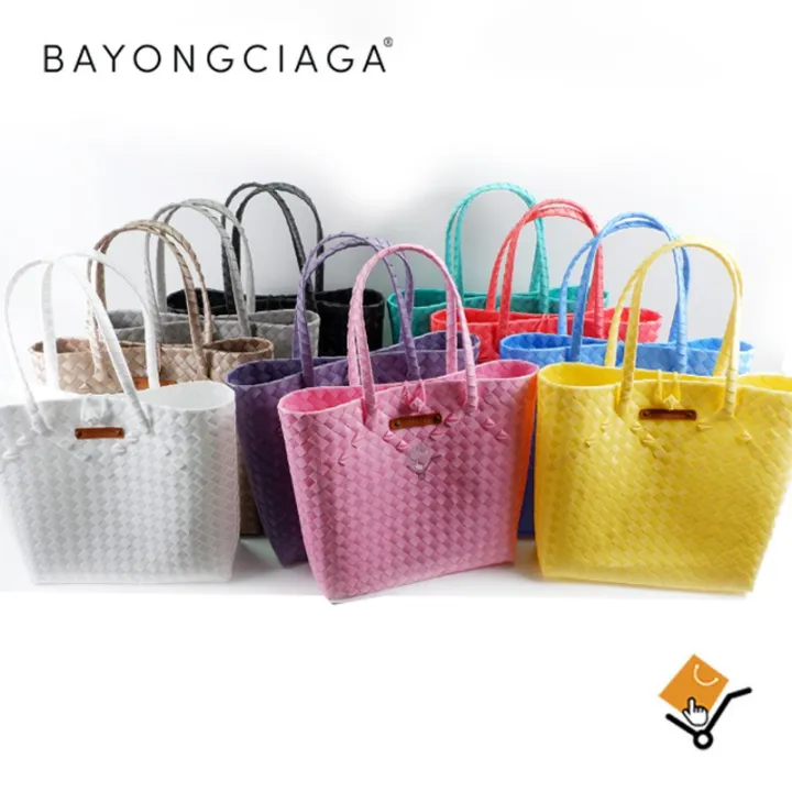 【New】 Bayongciaga Go Luxe No Zipper Shoulder Bayong Bag Lazada PH