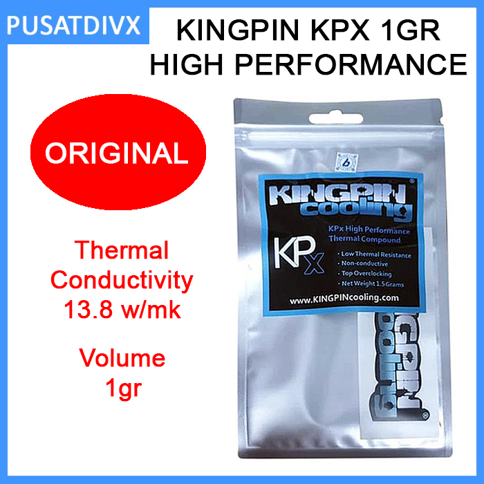 KINGPIN KPX HIGH PERFORMANCE THERMAL PASTE GREASE COMPOUND CPU GPU VGA