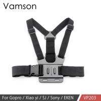 Vamson ชุดอุปกรณ์เสริมสำหรับ Gopro Hero 6 5 4ชุดอุปกรณ์เสริมสายรัดหน้าอกทุ่นลอยน้ำขายึดอแดปเตอร์สำหรับ Yi 4K สำหรับ Sjcam สำหรับ Vp203b กล้อง Eken